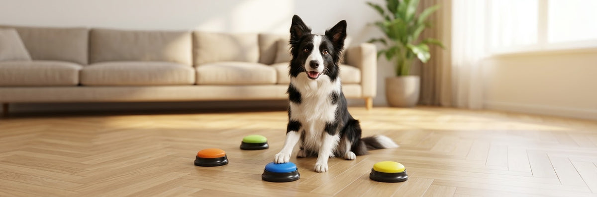 Boutons de communication enregistrables pour chien