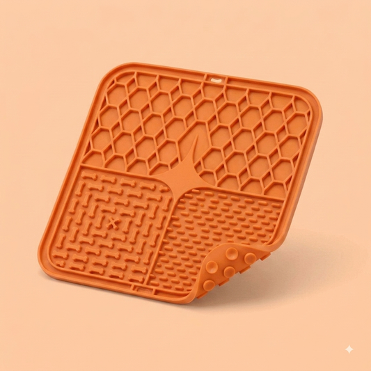 Tapis de Léchage en Silicone pour Chien – Détente & Repas Lents