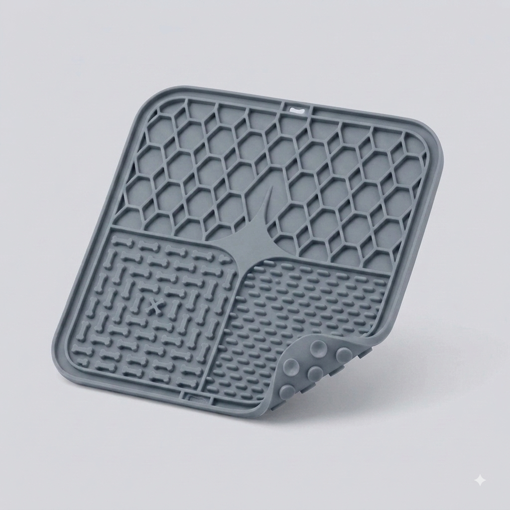 Tapis de Léchage en Silicone pour Chien – Détente & Repas Lents