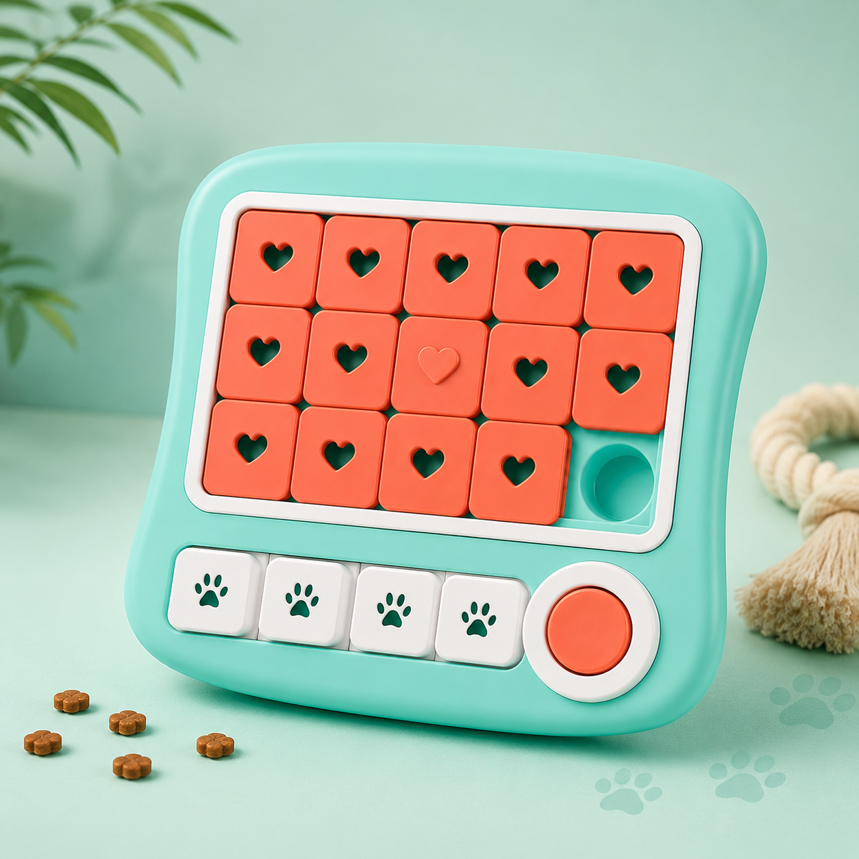Puzzle Tablette Interactif pour Chien – Jeu d'Intelligence Anti-Glouton