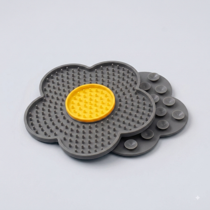 Tapis de Léchage Fleur – Spécial Petits Chiens