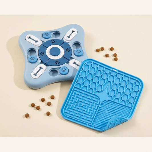 Duo Puzzle + Tapis de Léchage – Stimuler & Apaiser