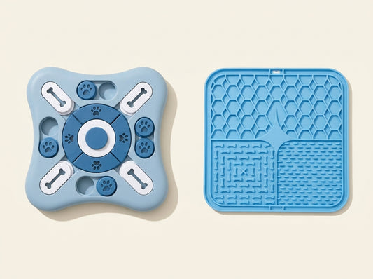 Duo Puzzle + Tapis de Léchage – Stimuler & Apaiser