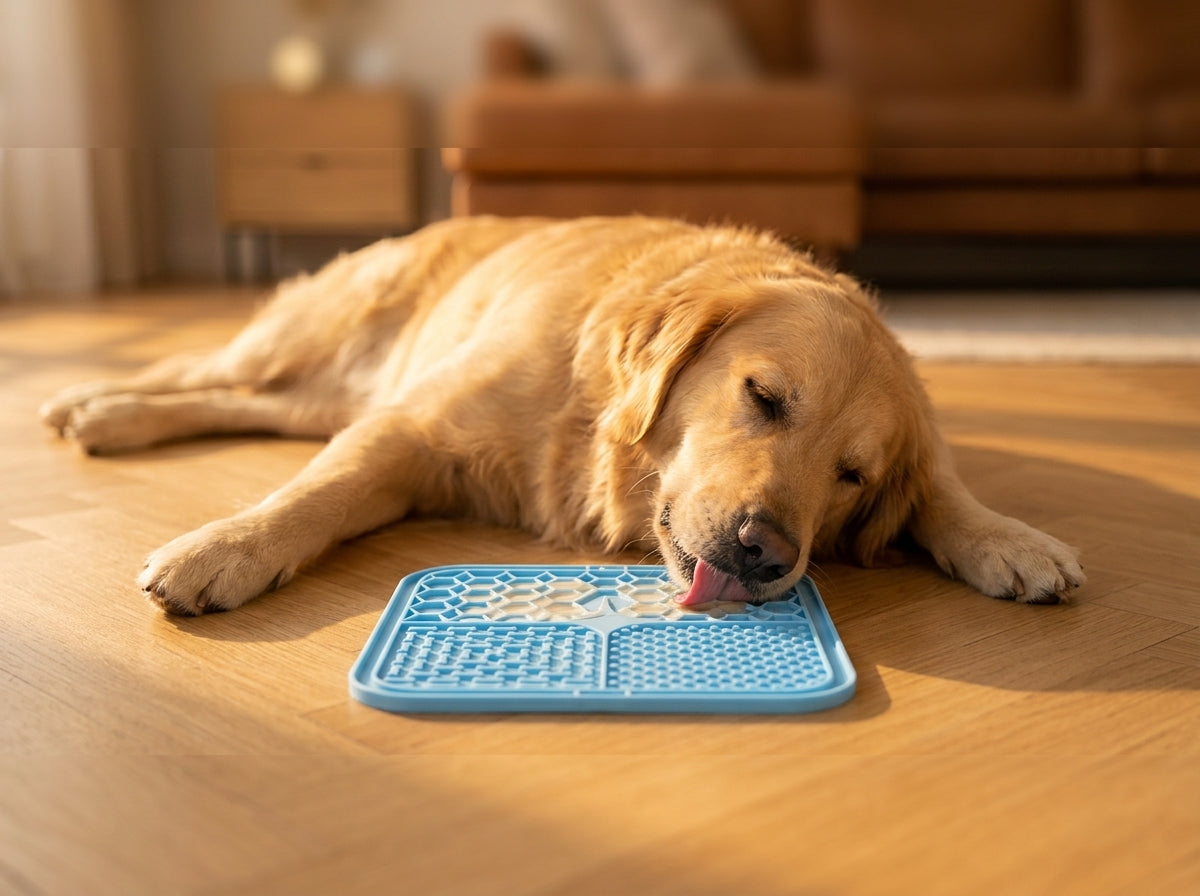 Duo Puzzle + Tapis de Léchage – Stimuler & Apaiser
